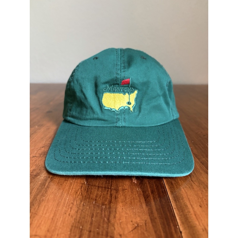 Vintage 80s 90s Masters Golf Hat American Needle Strapback USA Made Preppy Golf